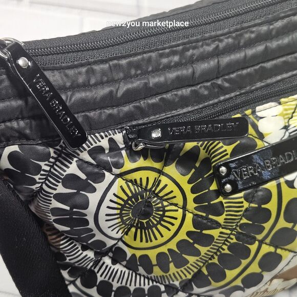 2 Vera Bradley Cocoa Moss Crossbody Shoulder Bag Floral Paisley w/ Frannie purse - Picture 14 of 16